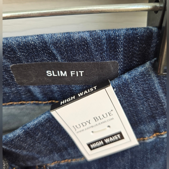 Judy Blue Dark Wash Skinny Jeans High Waist Size 3/26 - Picture 4 of 11
